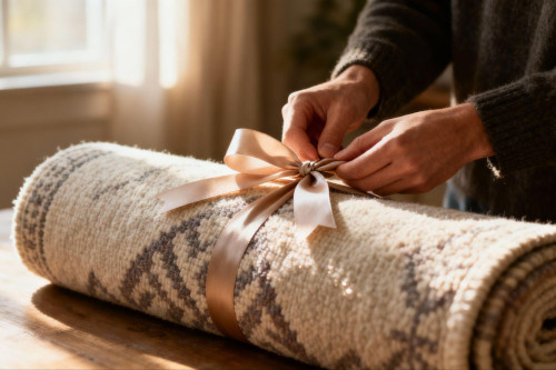 Jak zapakować dywan na prezent? Pomysły na święta i nie tylko